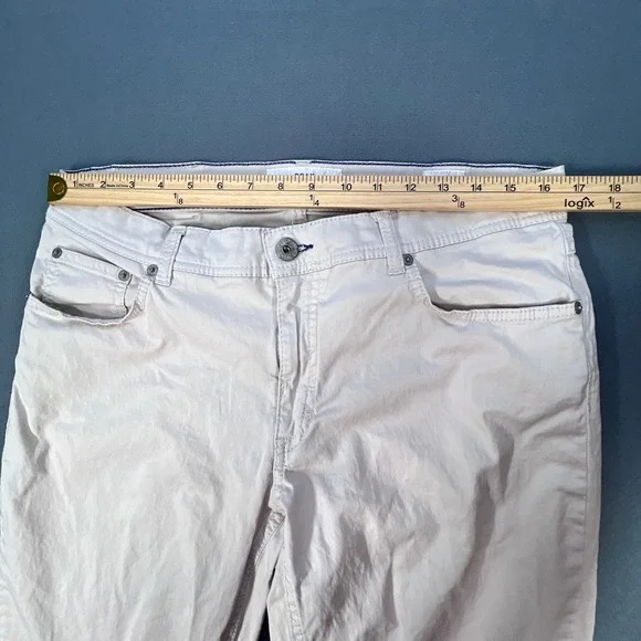 Brax Cream Cooper Fancy Pants Mens 34x34 Regular Fit Five Pocket Chino Trousers - Picture 8 of 11